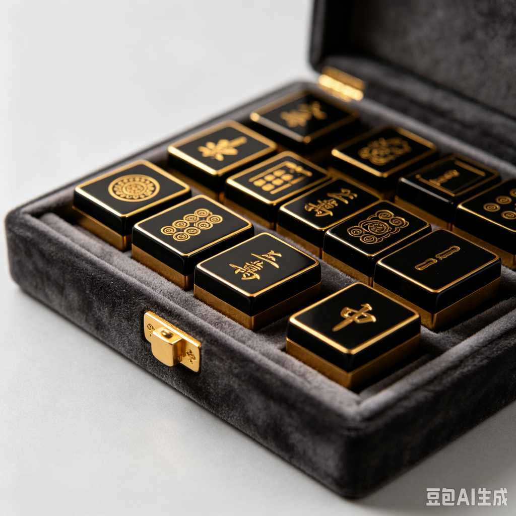 classic oriental board game mahjong
