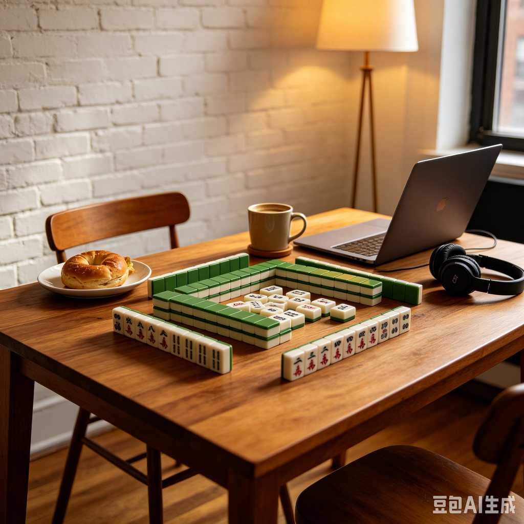 colored mahjong tile racks